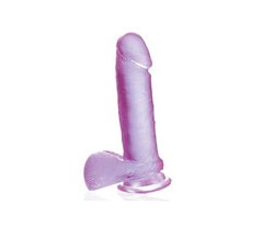 Crystal Jellies 6 inch Ballsy Dildo